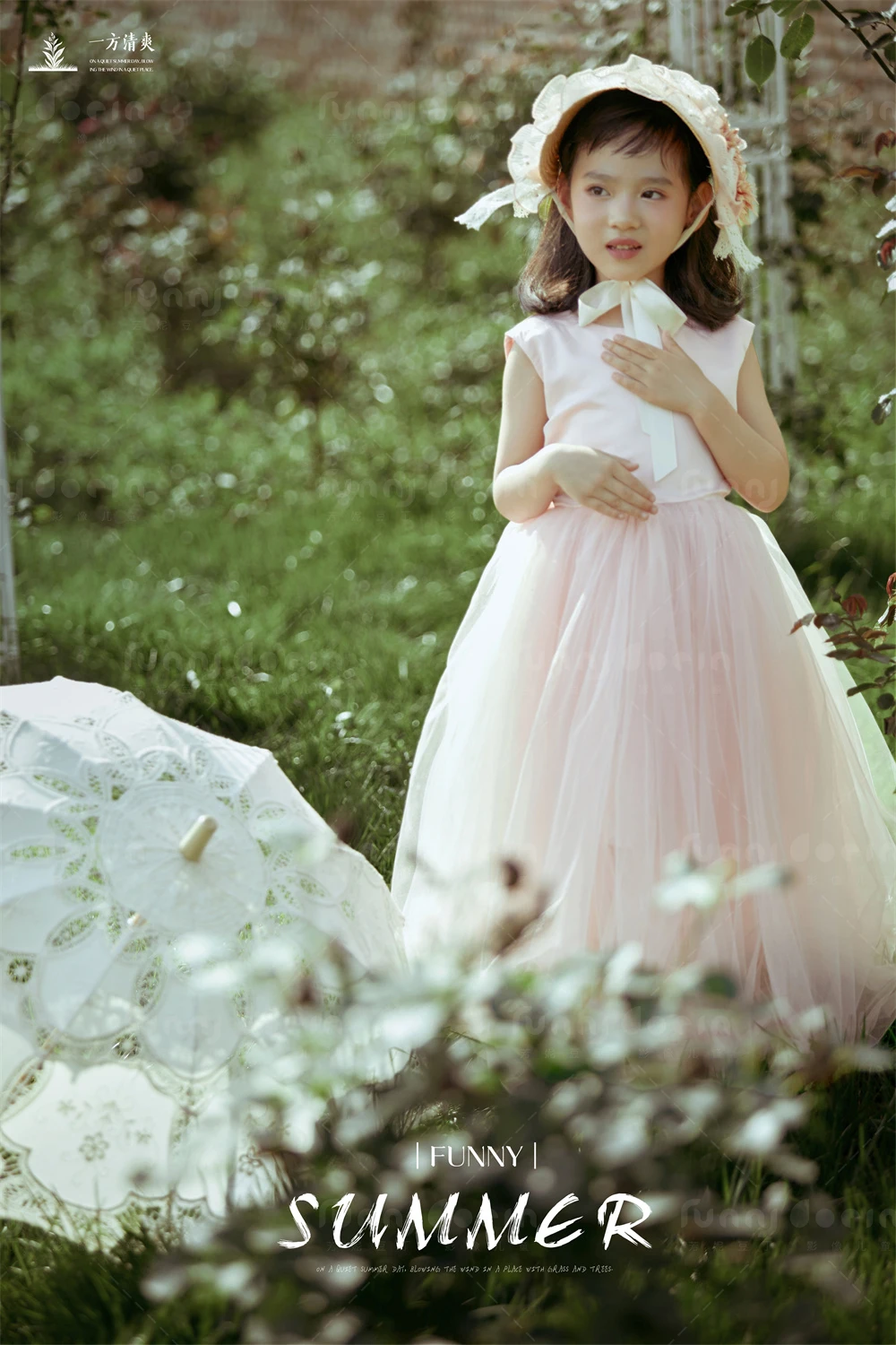 芳妮豆丁儿童摄影 莫奈花园