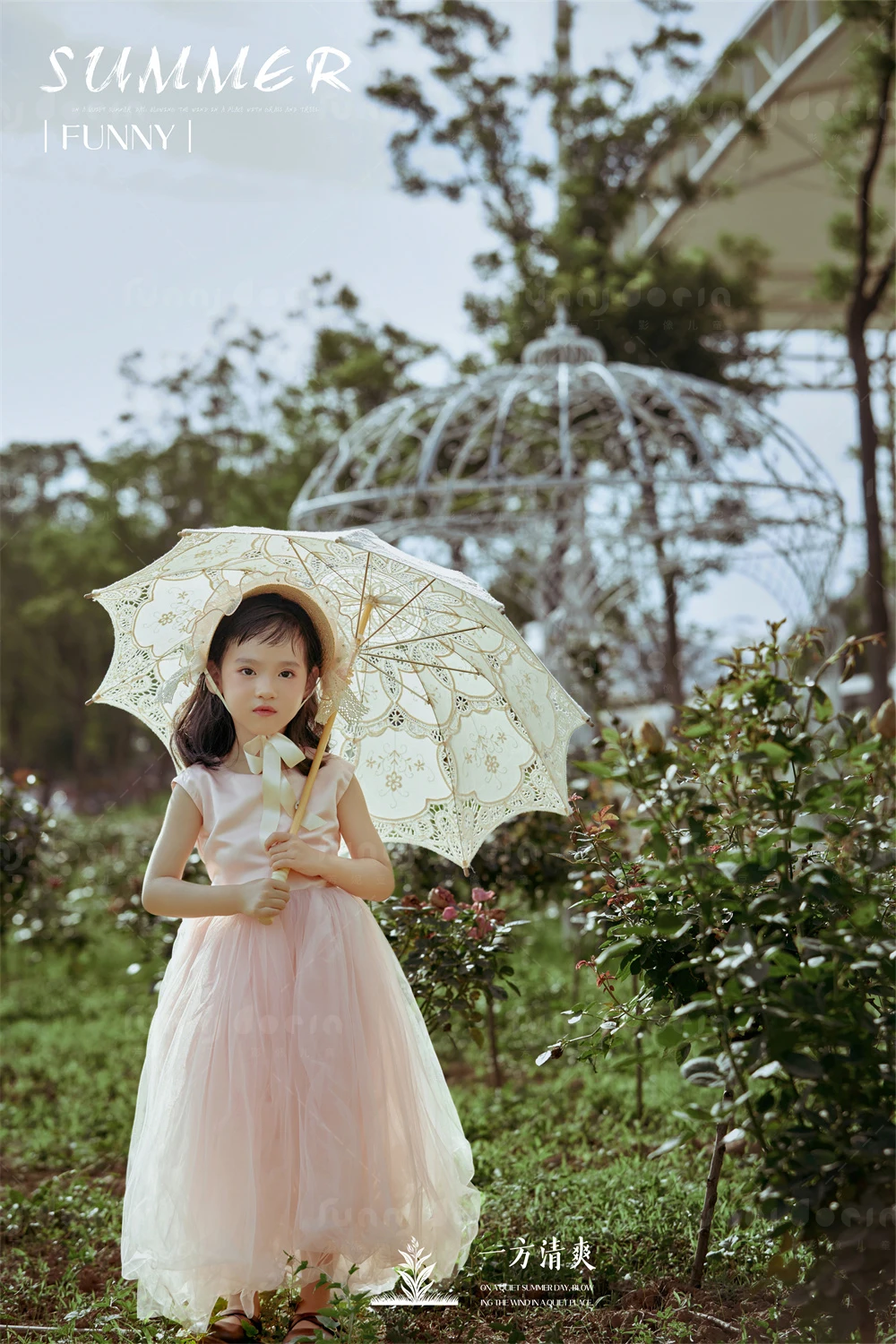 芳妮豆丁儿童摄影 莫奈花园