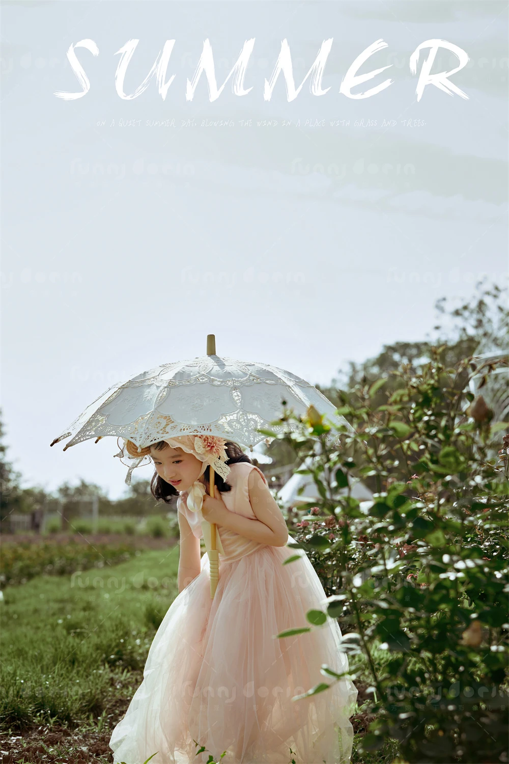 芳妮豆丁儿童摄影 莫奈花园