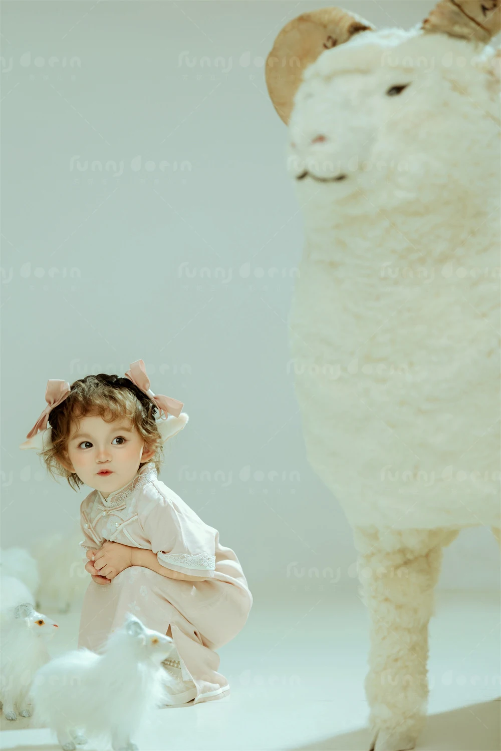 芳妮豆丁儿童摄影 万物有灵&middot;咩咩羊