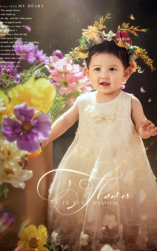 芳妮豆丁儿童摄影 春&middot;信