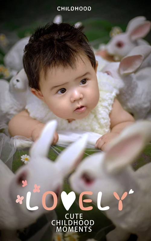 芳妮豆丁儿童摄影 萌神玩伴