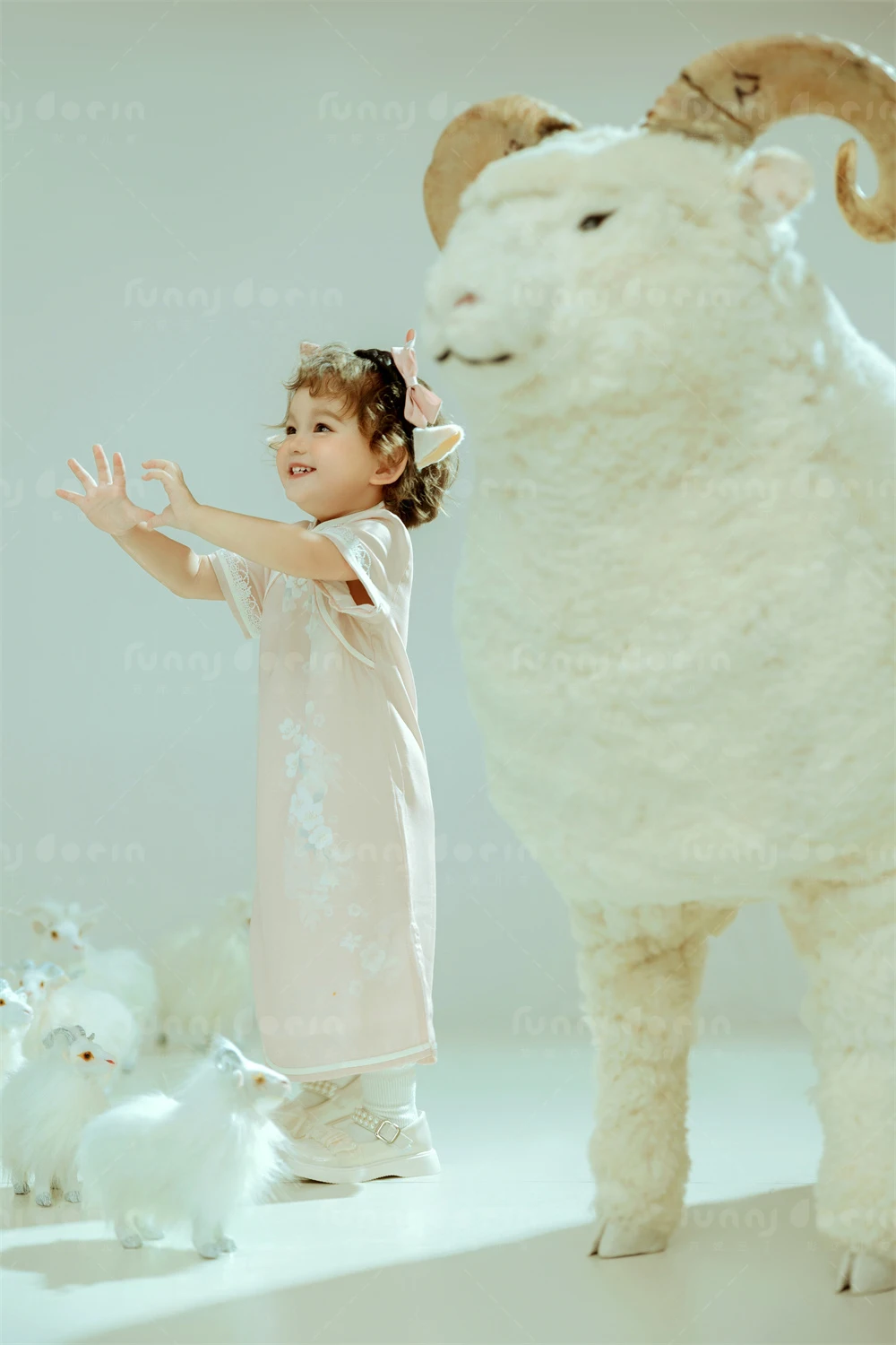 芳妮豆丁儿童摄影 万物有灵&middot;咩咩羊