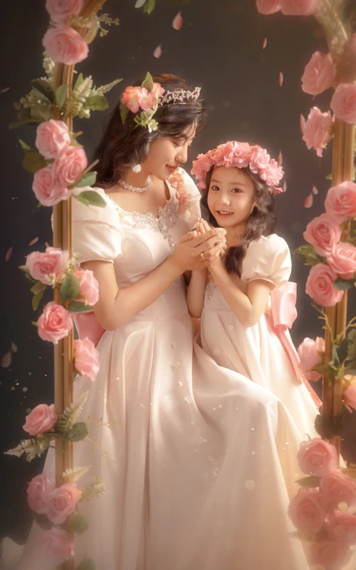 芳妮豆丁儿童摄影 绮梦花海