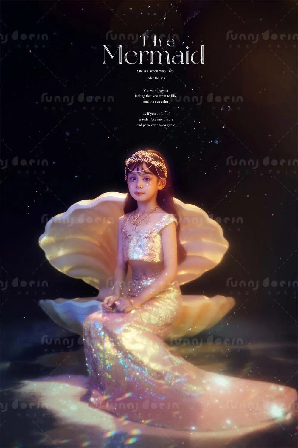 芳妮豆丁儿童摄影 美人鱼1