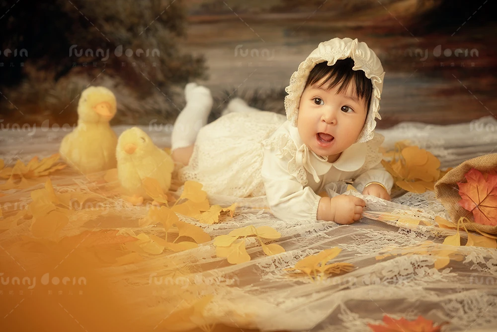 芳妮豆丁儿童摄影 拾光油画