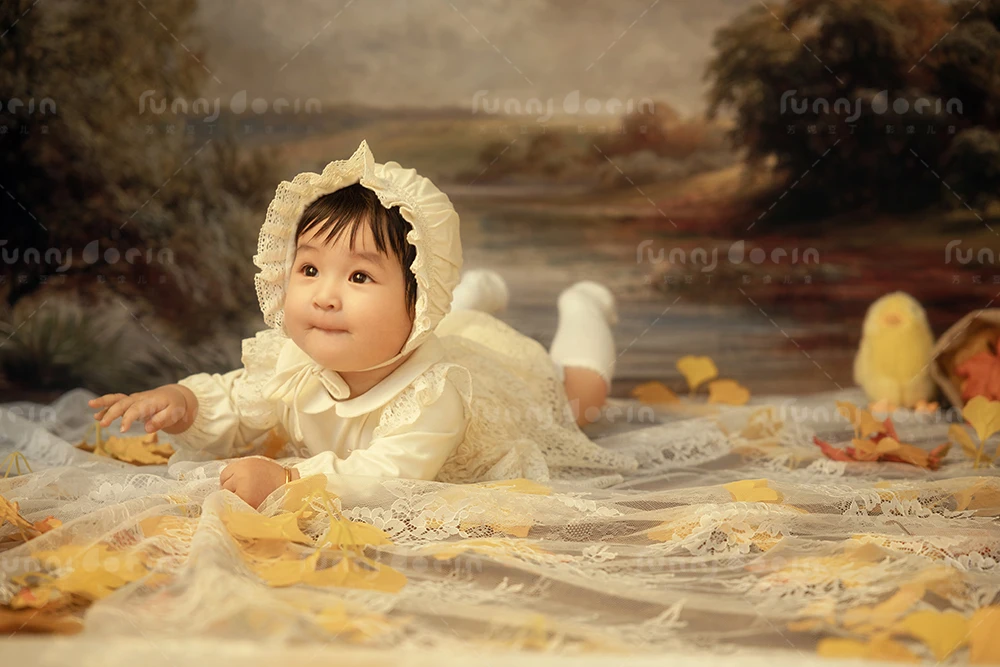 芳妮豆丁儿童摄影 拾光油画
