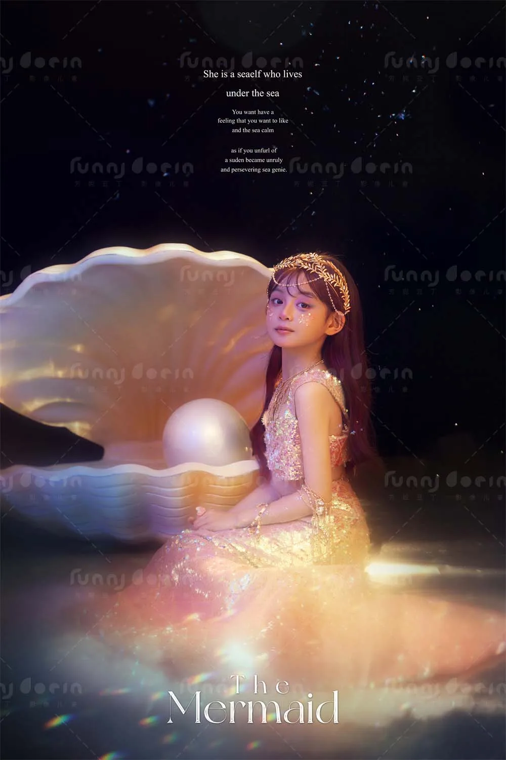 芳妮豆丁儿童摄影 美人鱼1