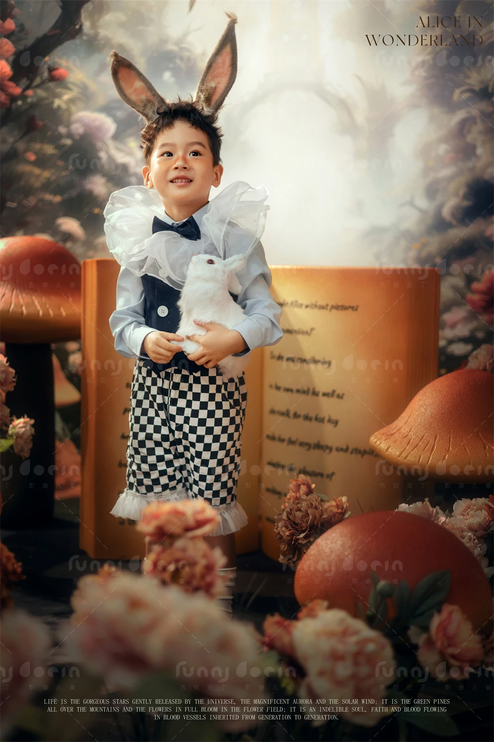 芳妮豆丁儿童摄影 兔子先生奇遇记