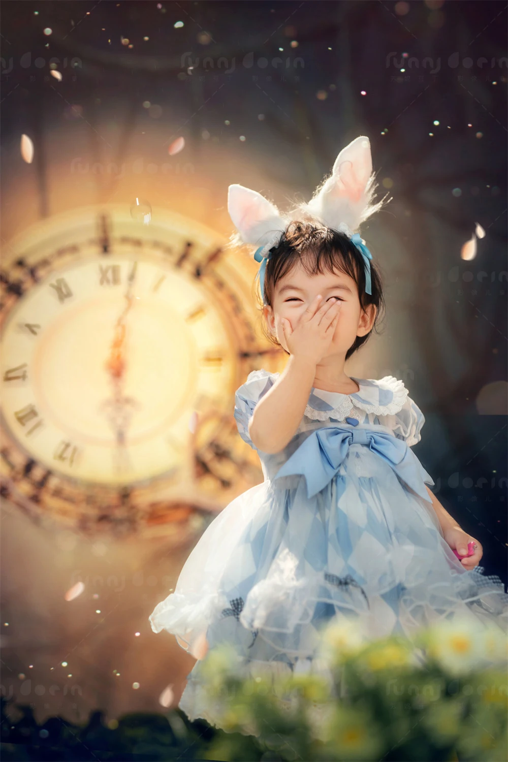 芳妮豆丁儿童摄影 时间萌兔