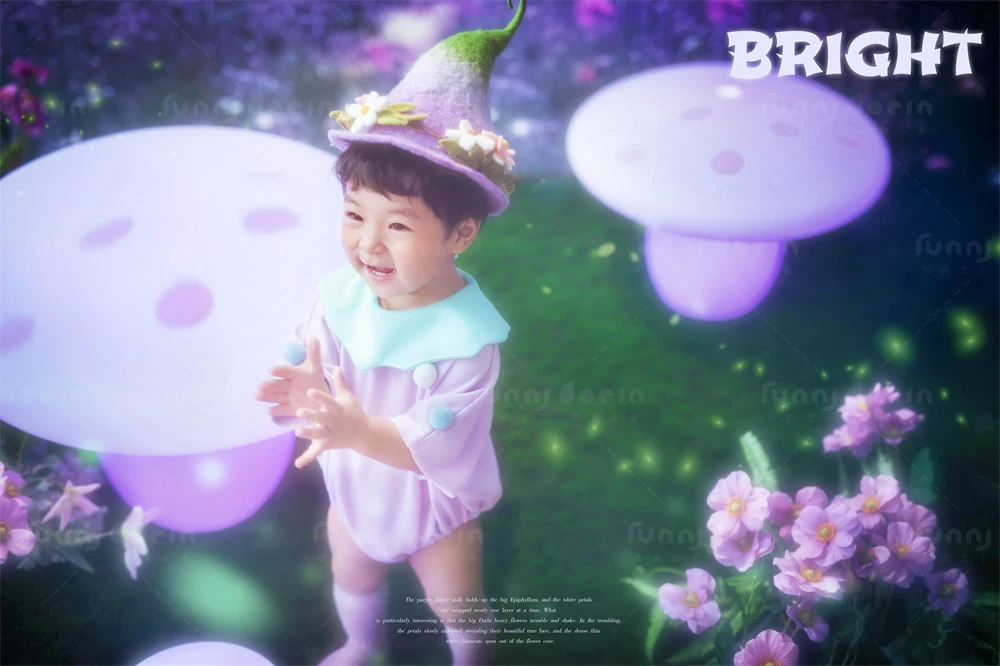 芳妮豆丁儿童摄影 &ldquo;蘑&rdquo;法森林