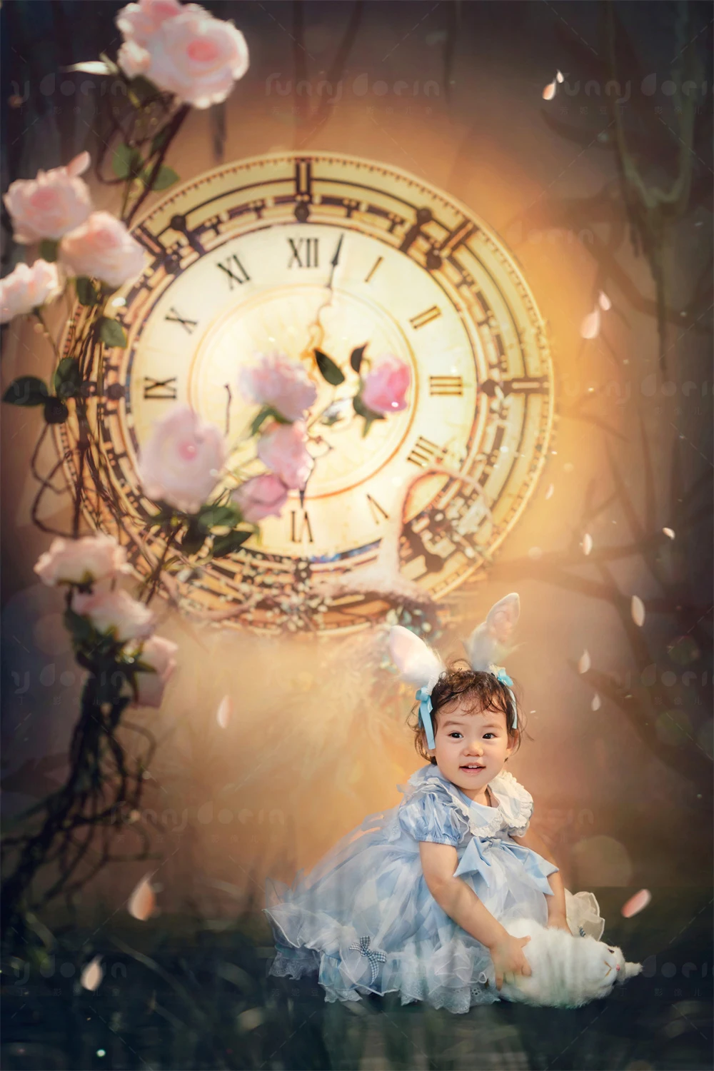 芳妮豆丁儿童摄影 时间萌兔