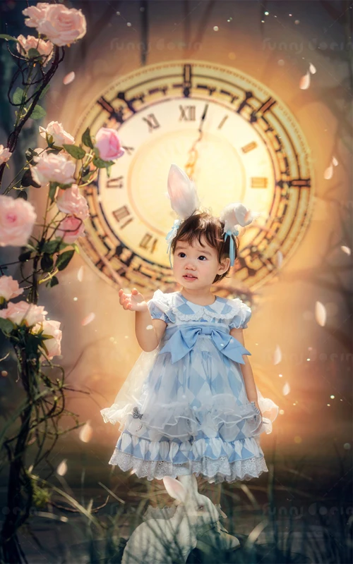 芳妮豆丁儿童摄影 时间萌兔