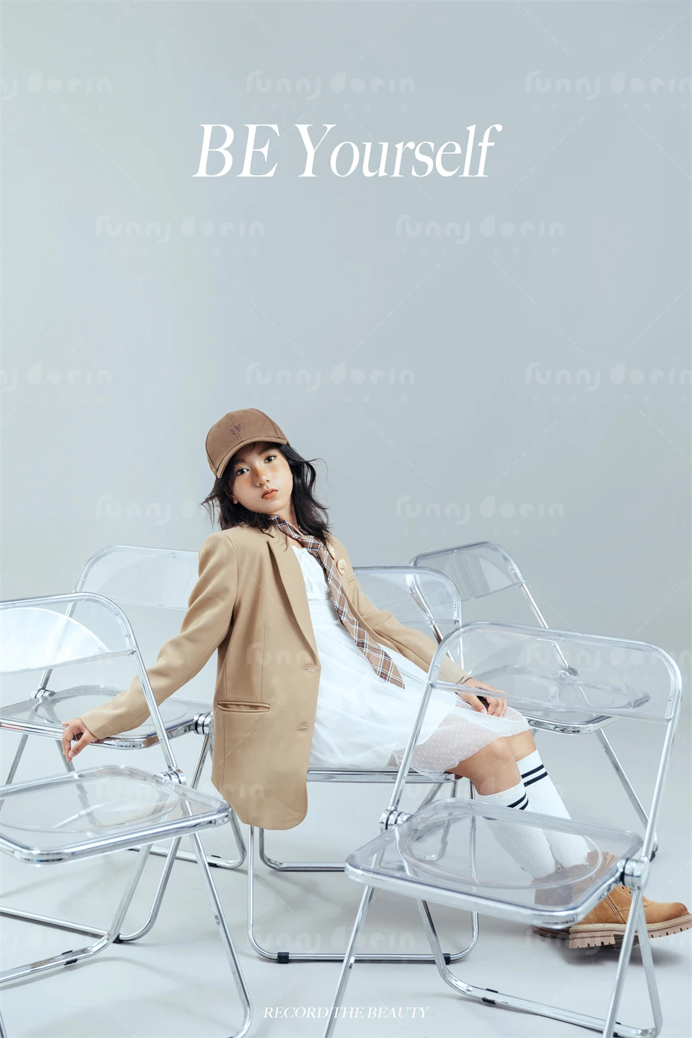 芳妮豆丁儿童摄影 甜酷少女