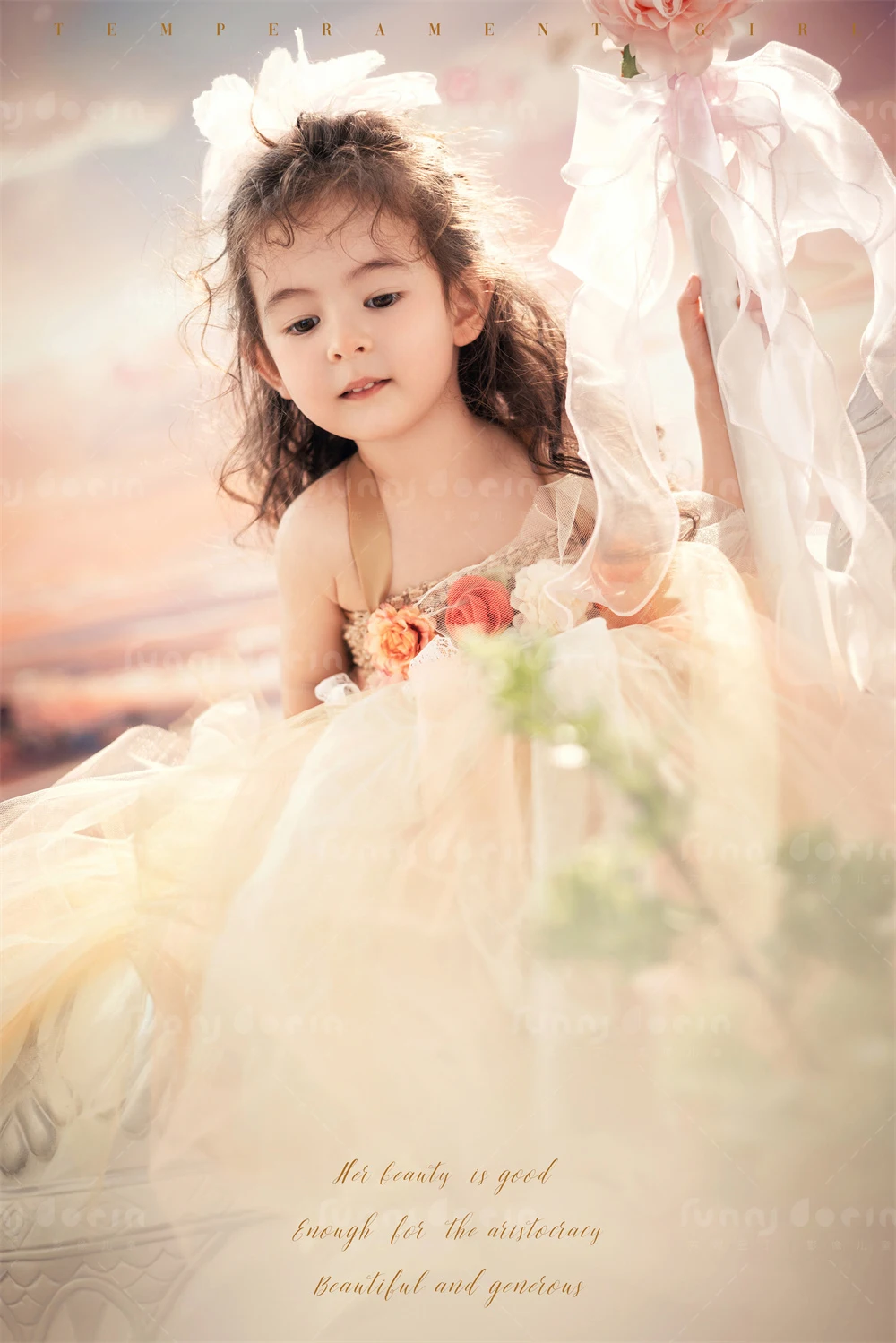 芳妮豆丁儿童摄影 梦马公主