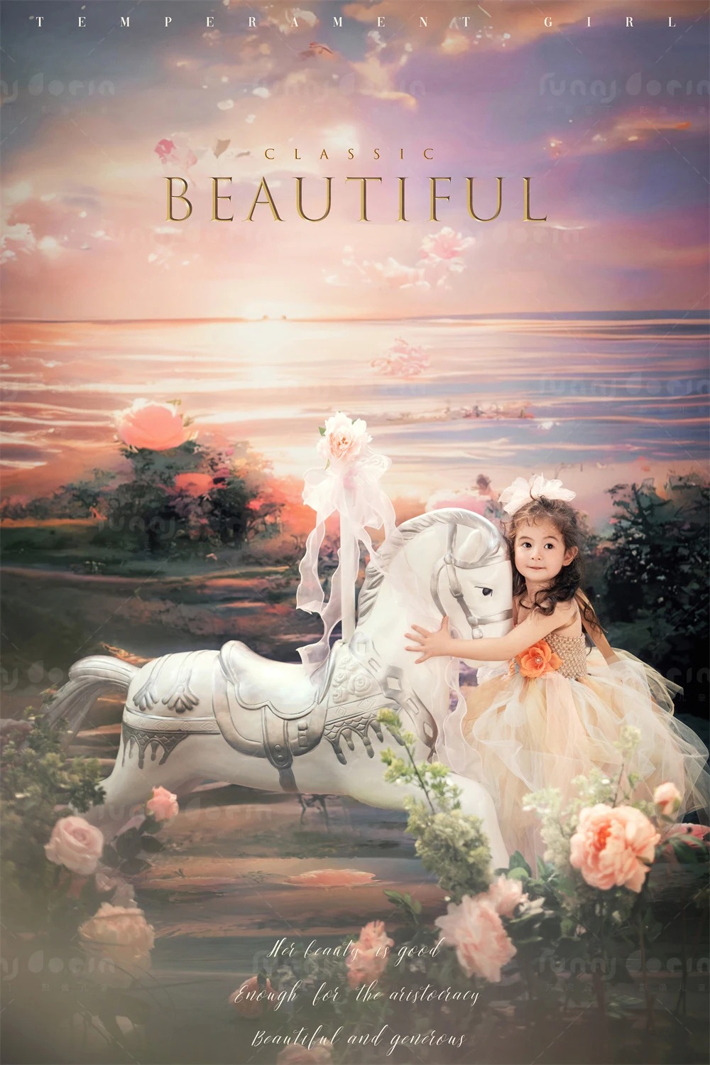 芳妮豆丁儿童摄影 梦马公主