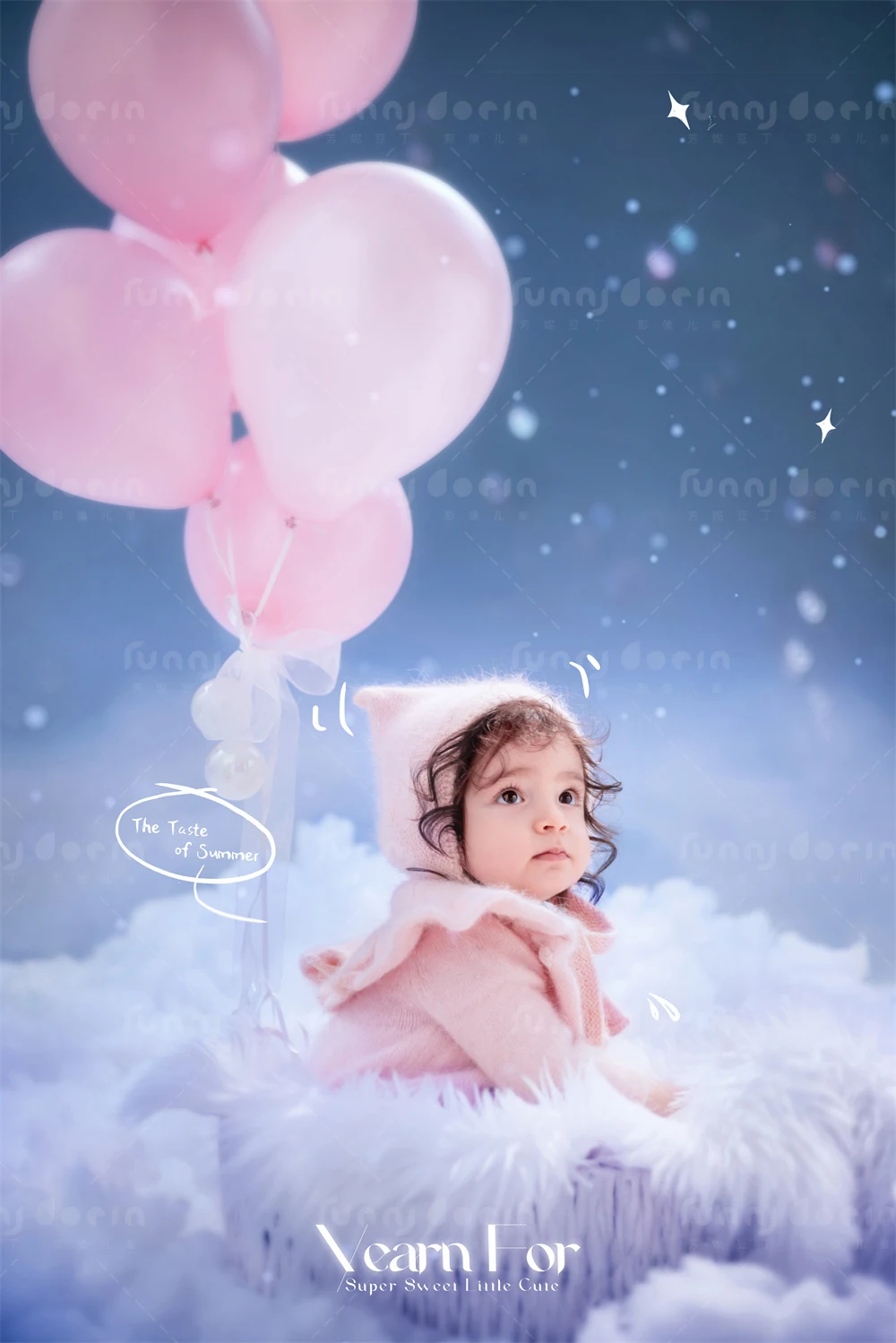 芳妮豆丁儿童摄影 云端童话