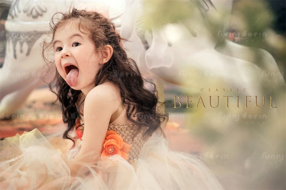 芳妮豆丁儿童摄影 梦马公主