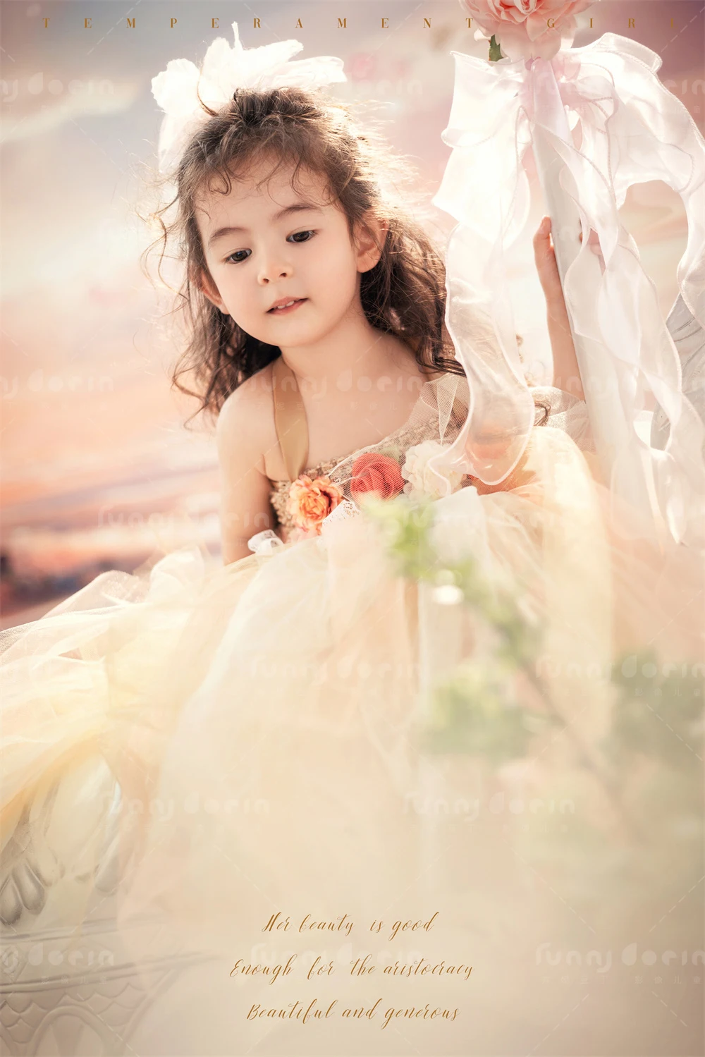 芳妮豆丁儿童摄影 梦马公主