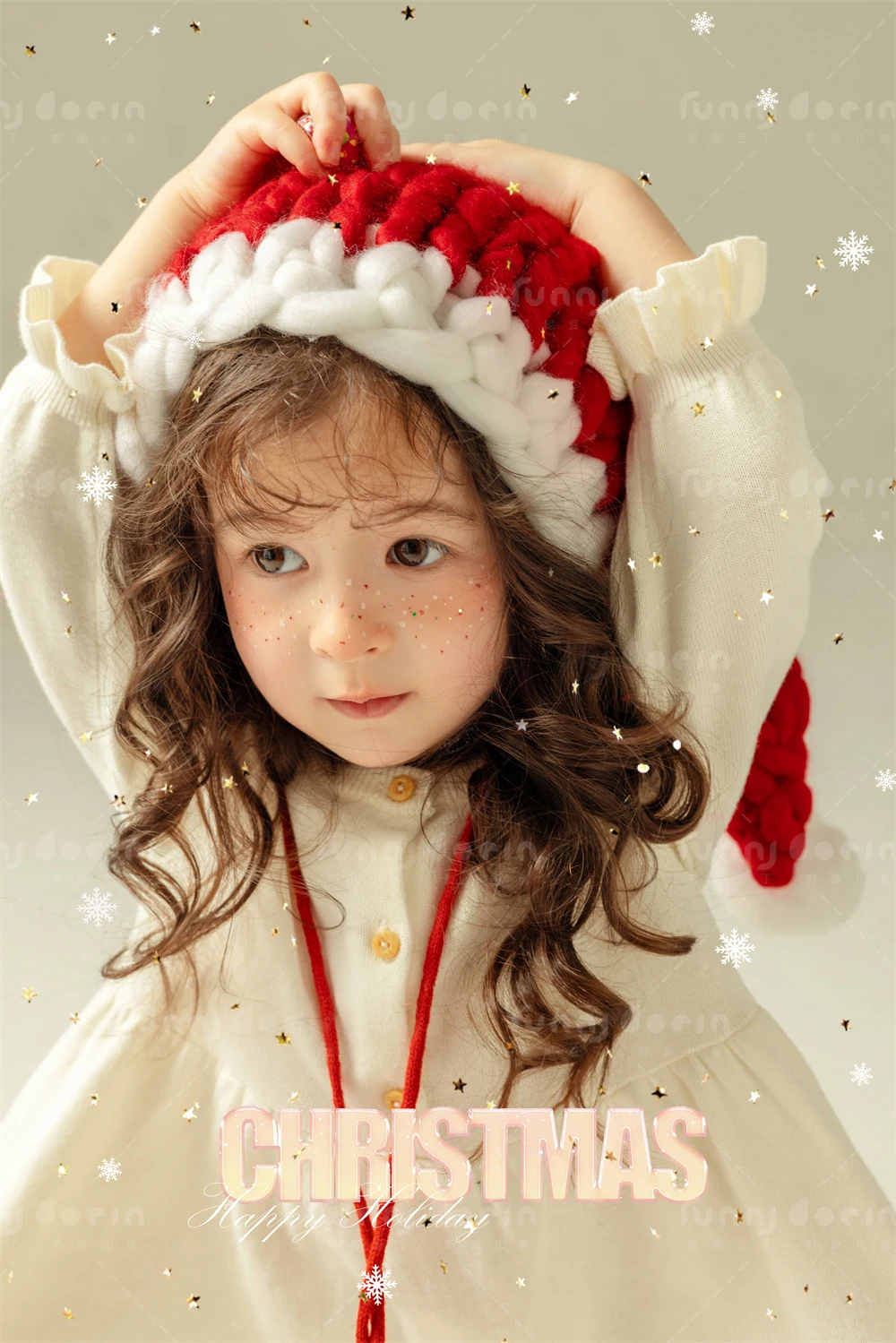 芳妮豆丁儿童摄影 冬雪晚绒