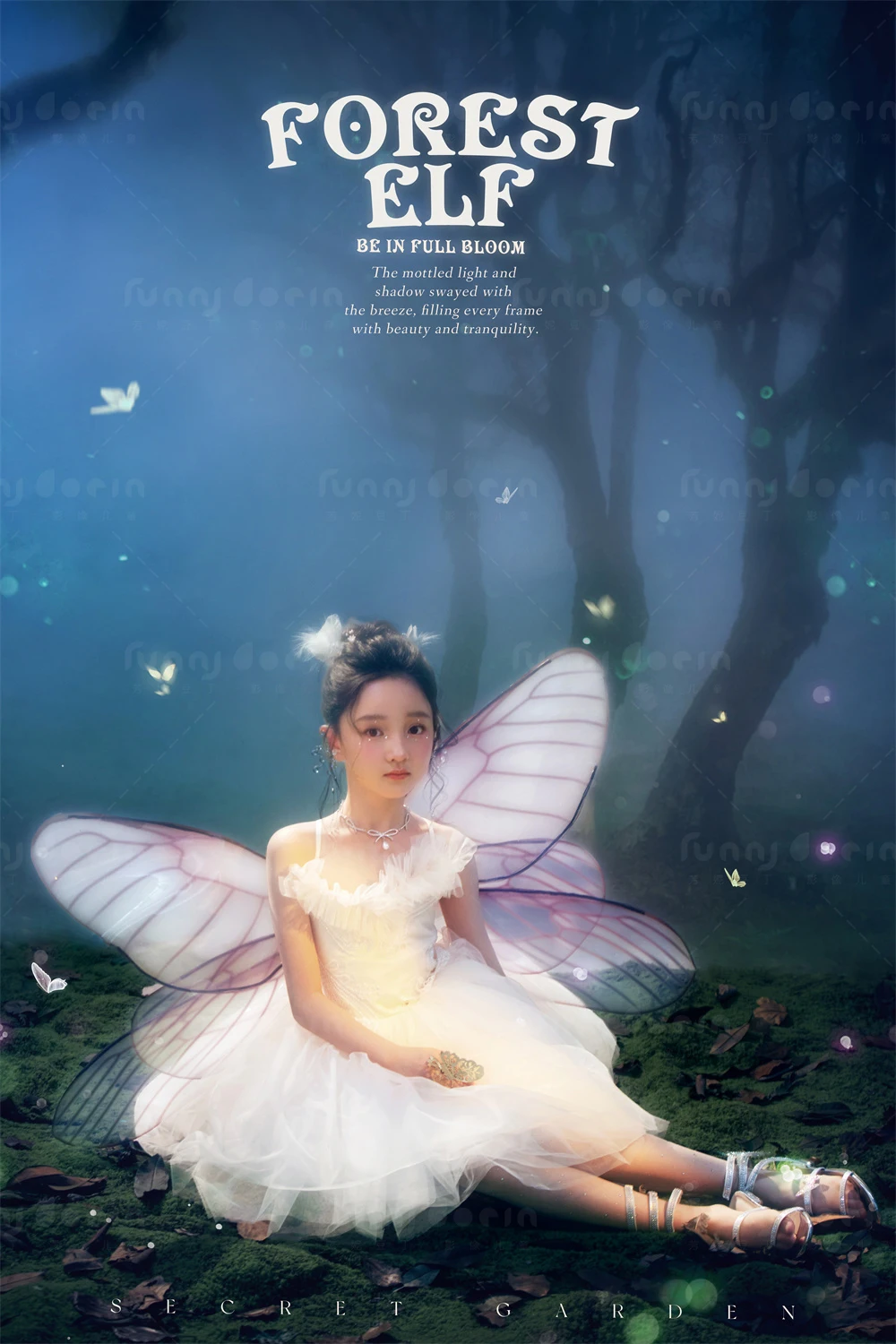 芳妮豆丁儿童摄影 幻蝶精灵