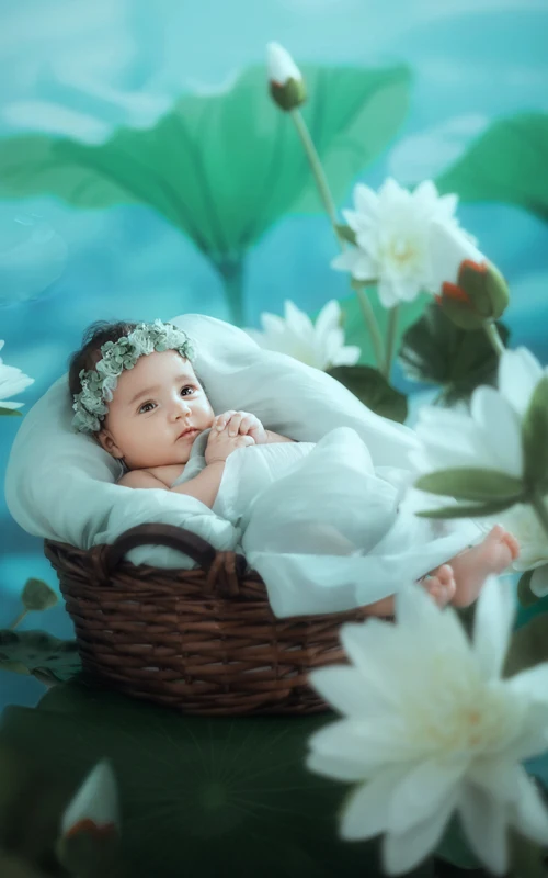 芳妮豆丁儿童摄影 荷韵