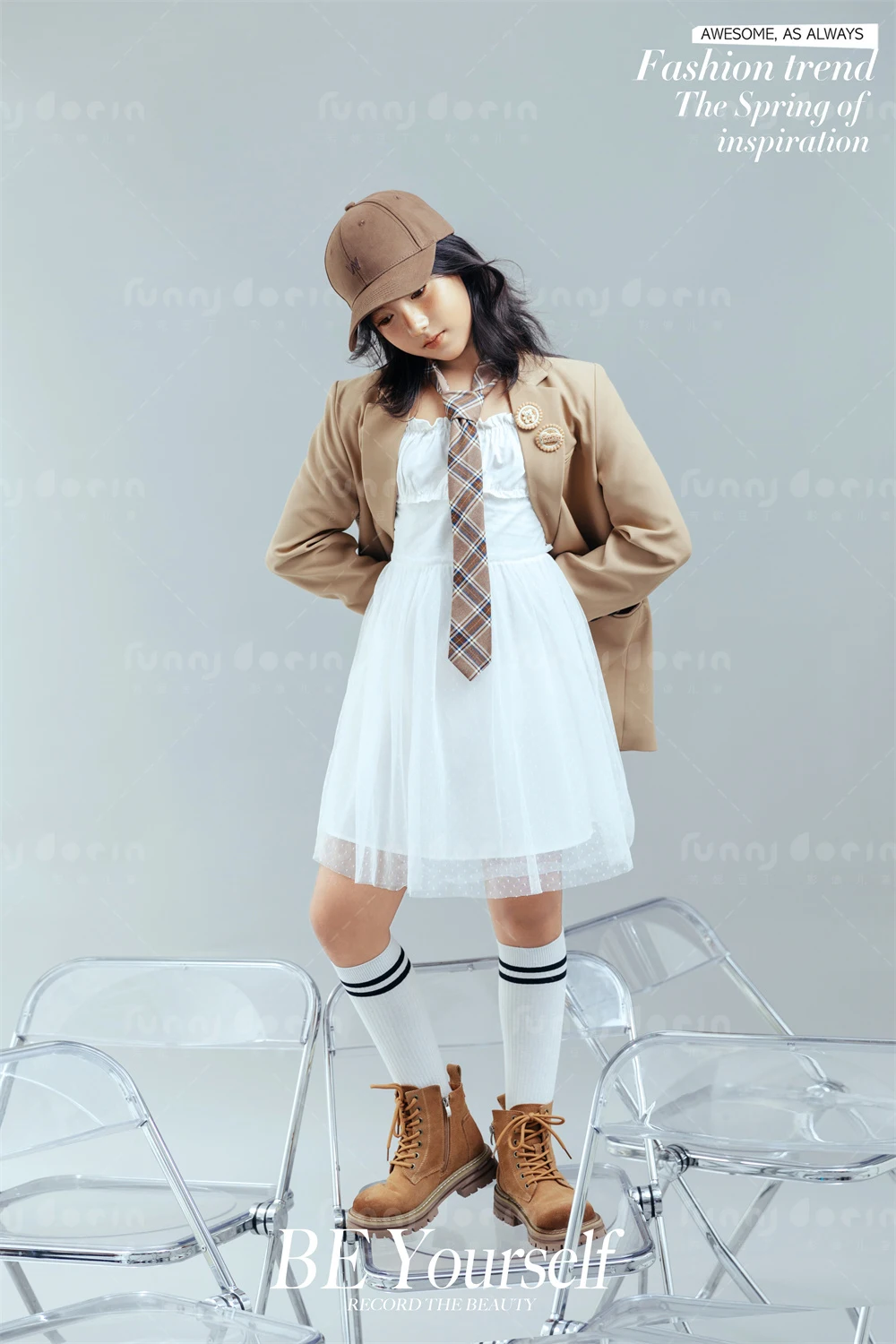 芳妮豆丁儿童摄影 甜酷少女