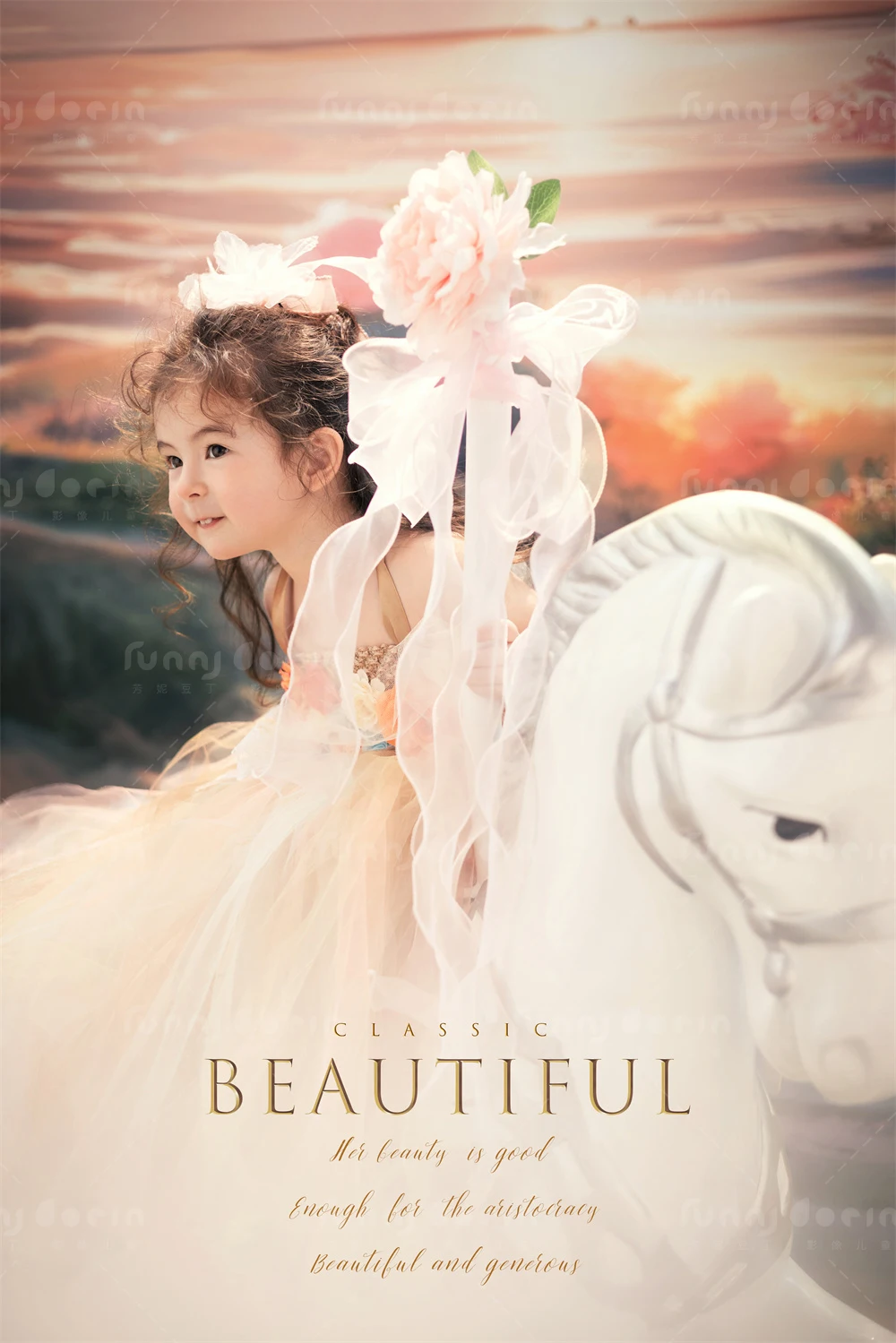 芳妮豆丁儿童摄影 梦马公主