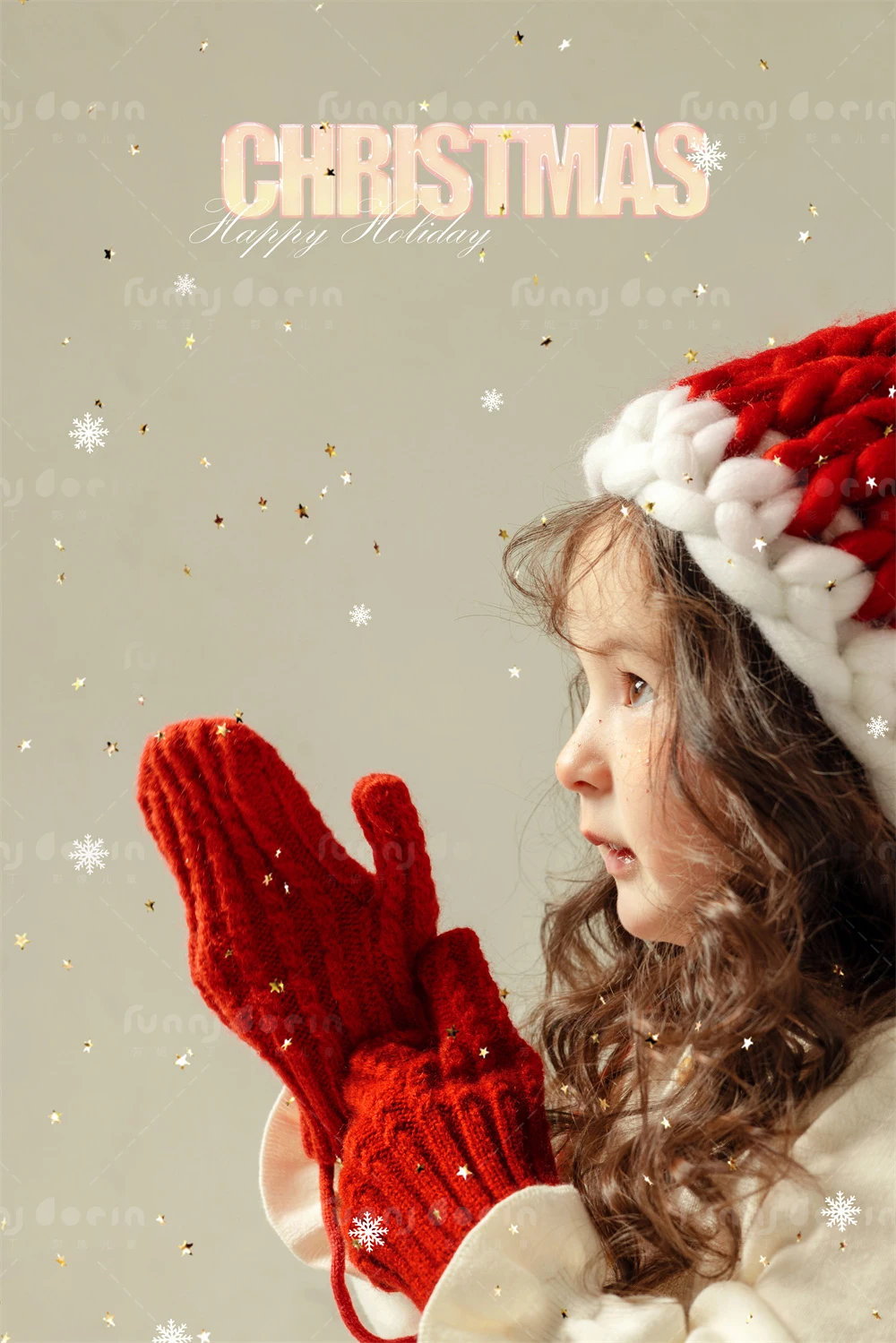 芳妮豆丁儿童摄影 冬雪晚绒