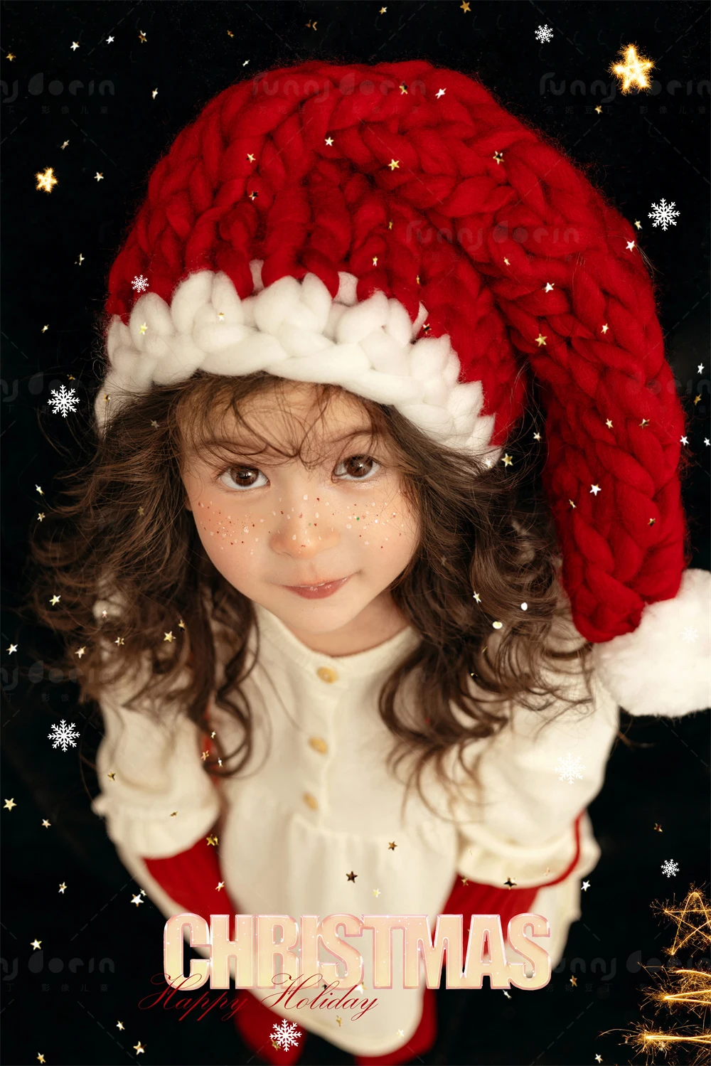 芳妮豆丁儿童摄影 冬雪晚绒