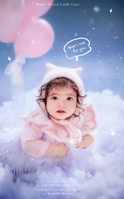 芳妮豆丁儿童摄影 云端童话