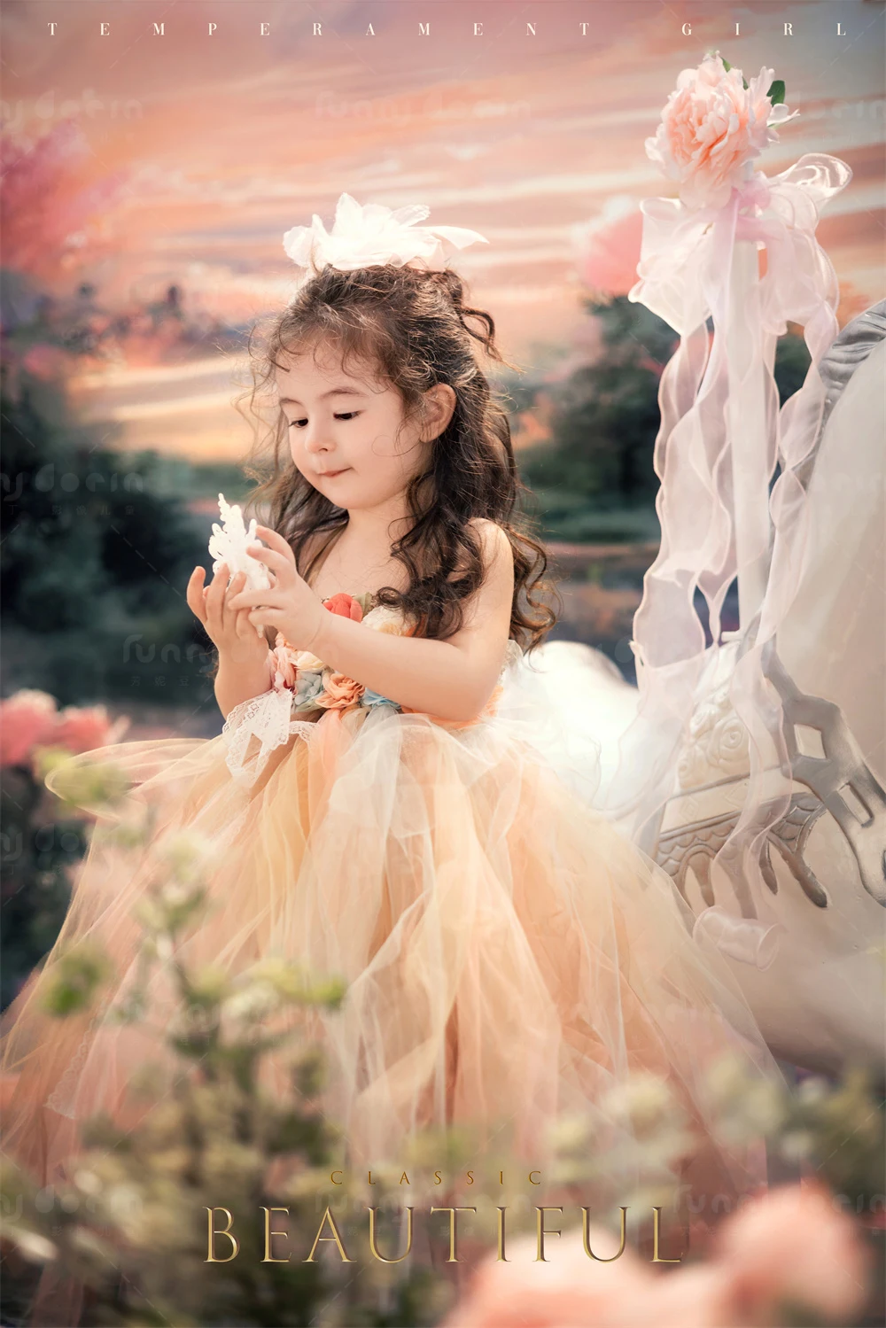 芳妮豆丁儿童摄影 梦马公主