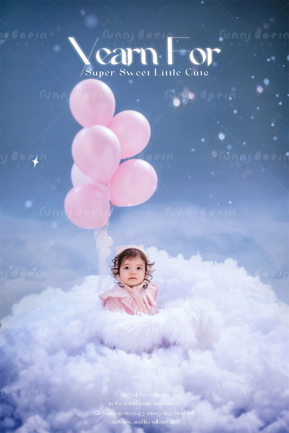 芳妮豆丁儿童摄影 云端童话