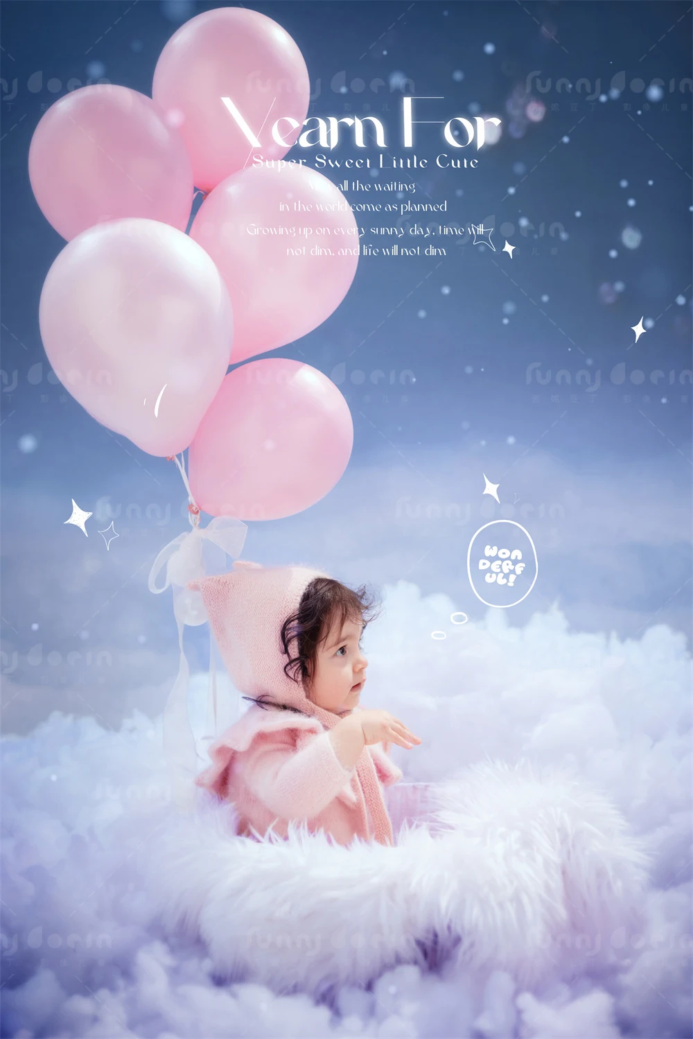 芳妮豆丁儿童摄影 云端童话