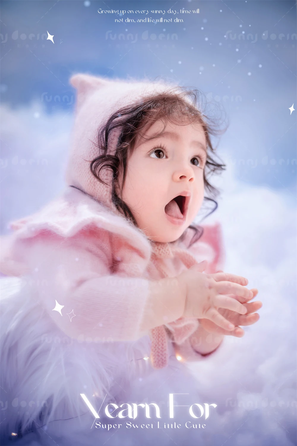 芳妮豆丁儿童摄影 云端童话