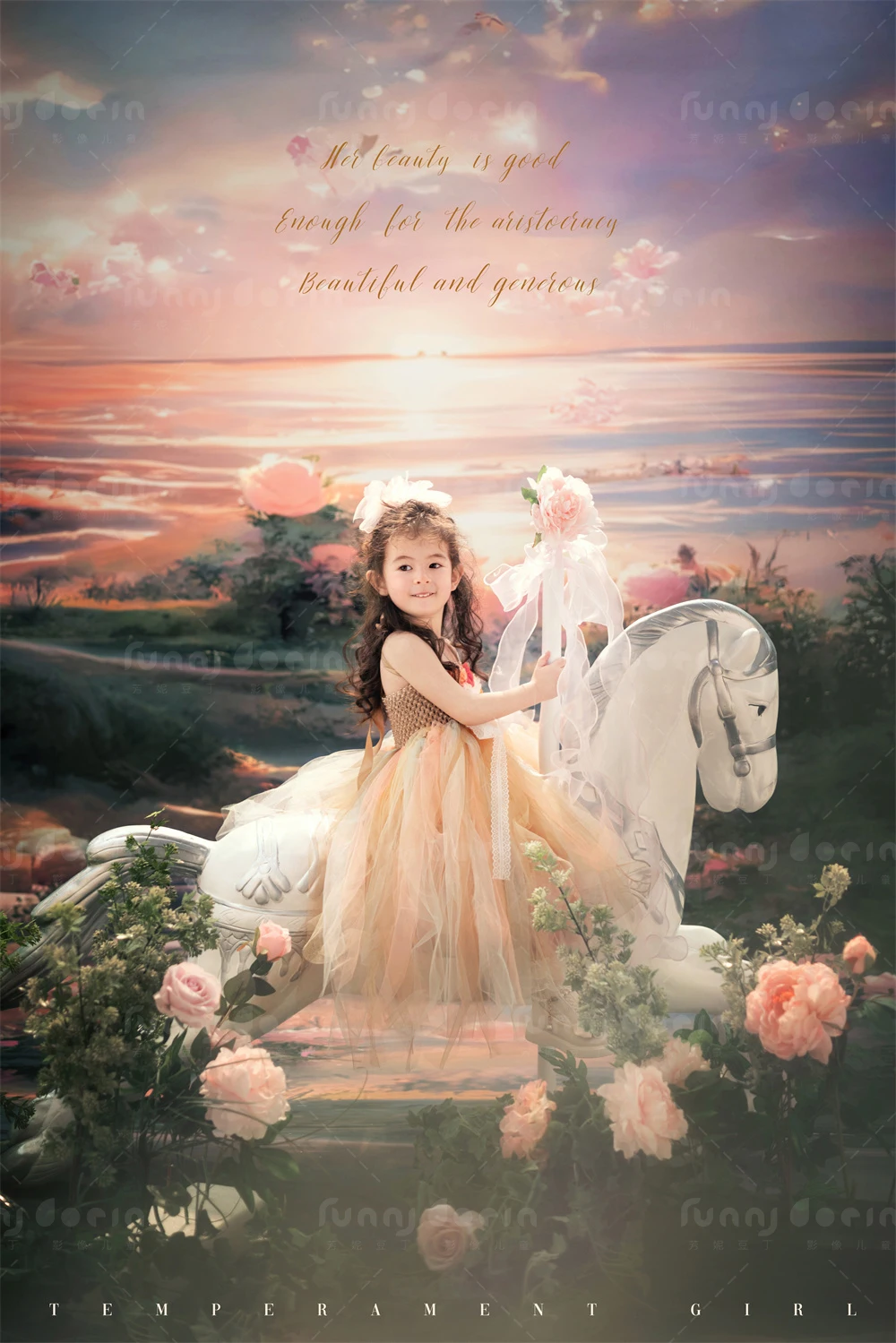 芳妮豆丁儿童摄影 梦马公主