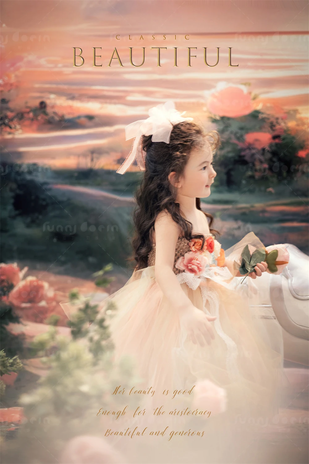 芳妮豆丁儿童摄影 梦马公主