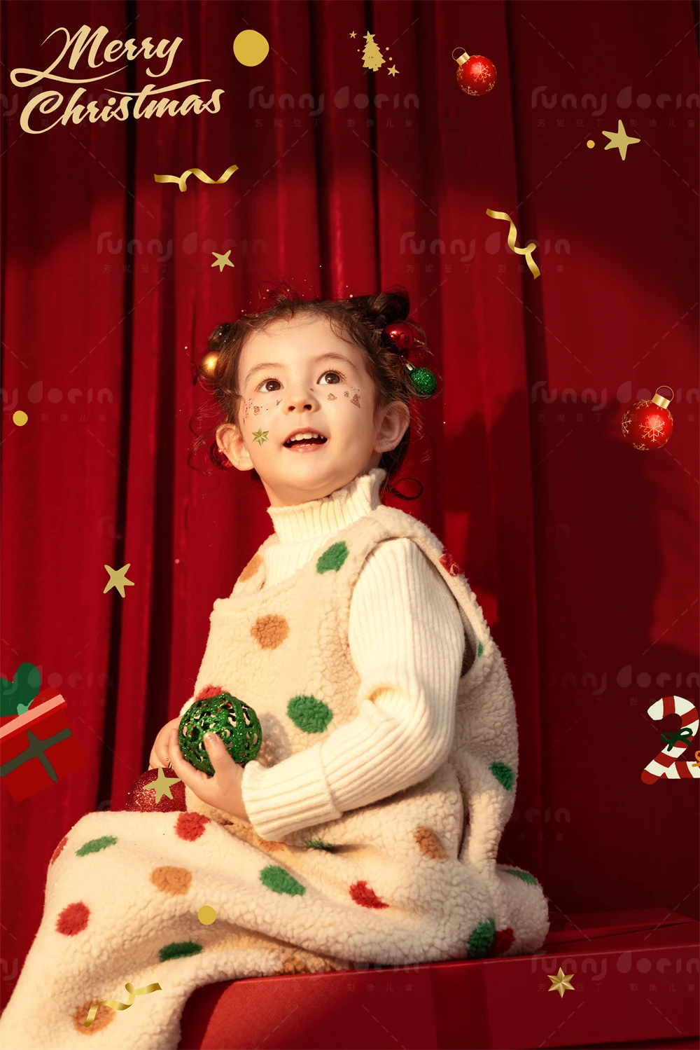 芳妮豆丁儿童摄影 圣诞颂