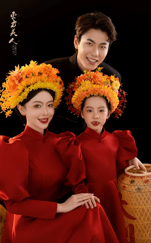 芳妮豆丁儿童摄影 东方&middot;簪花