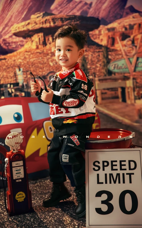 芳妮豆丁儿童摄影 赛车总动员