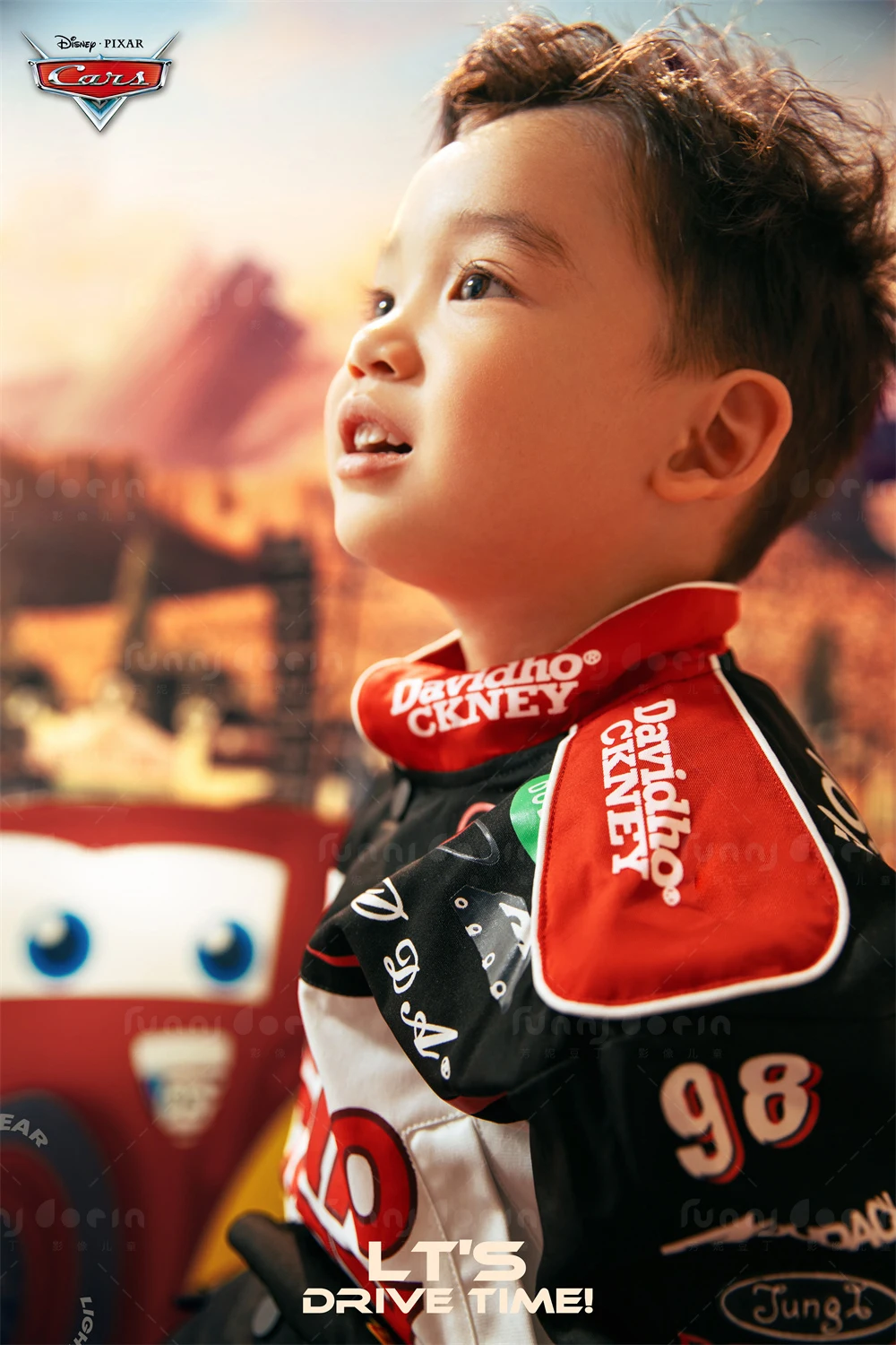 芳妮豆丁儿童摄影 赛车总动员