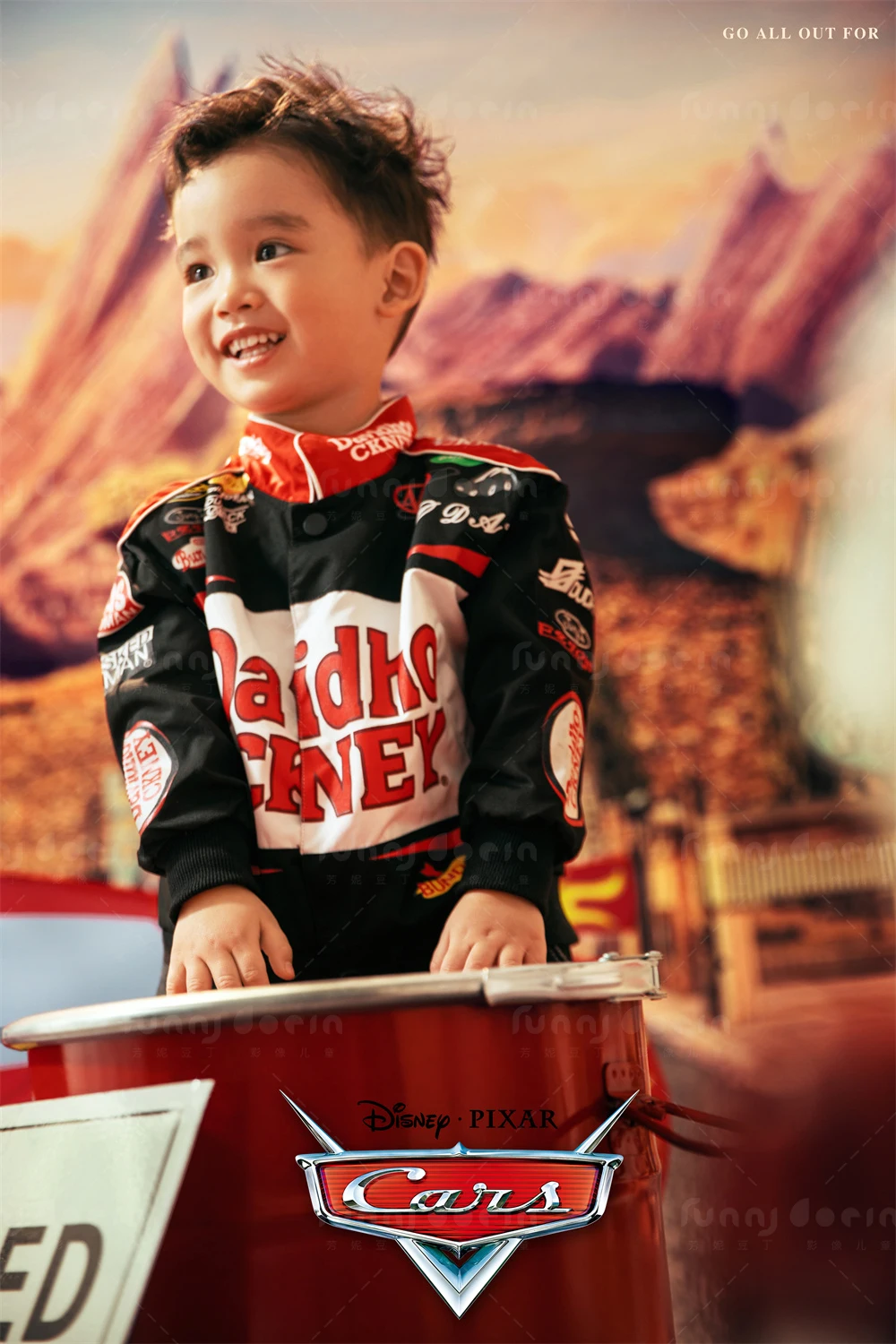 芳妮豆丁儿童摄影 赛车总动员