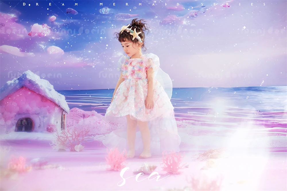 芳妮豆丁儿童摄影 童梦海滩