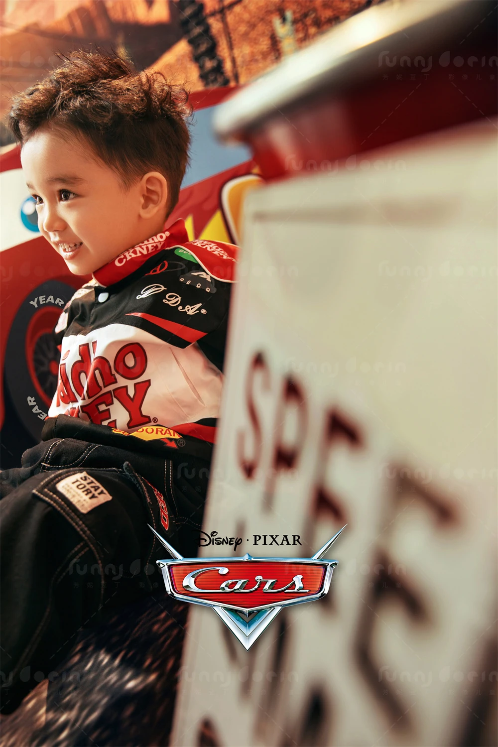 芳妮豆丁儿童摄影 赛车总动员