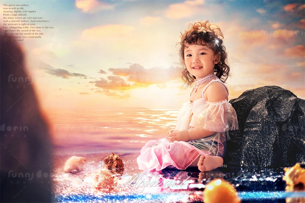 芳妮豆丁儿童摄影 扇贝公主