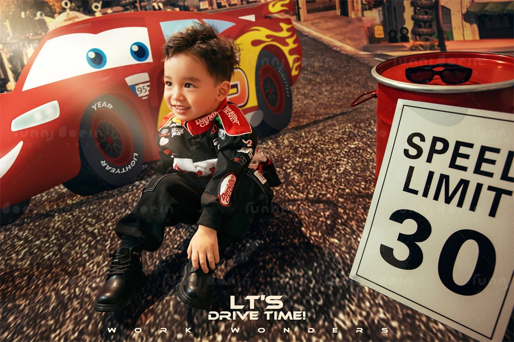 芳妮豆丁儿童摄影 赛车总动员