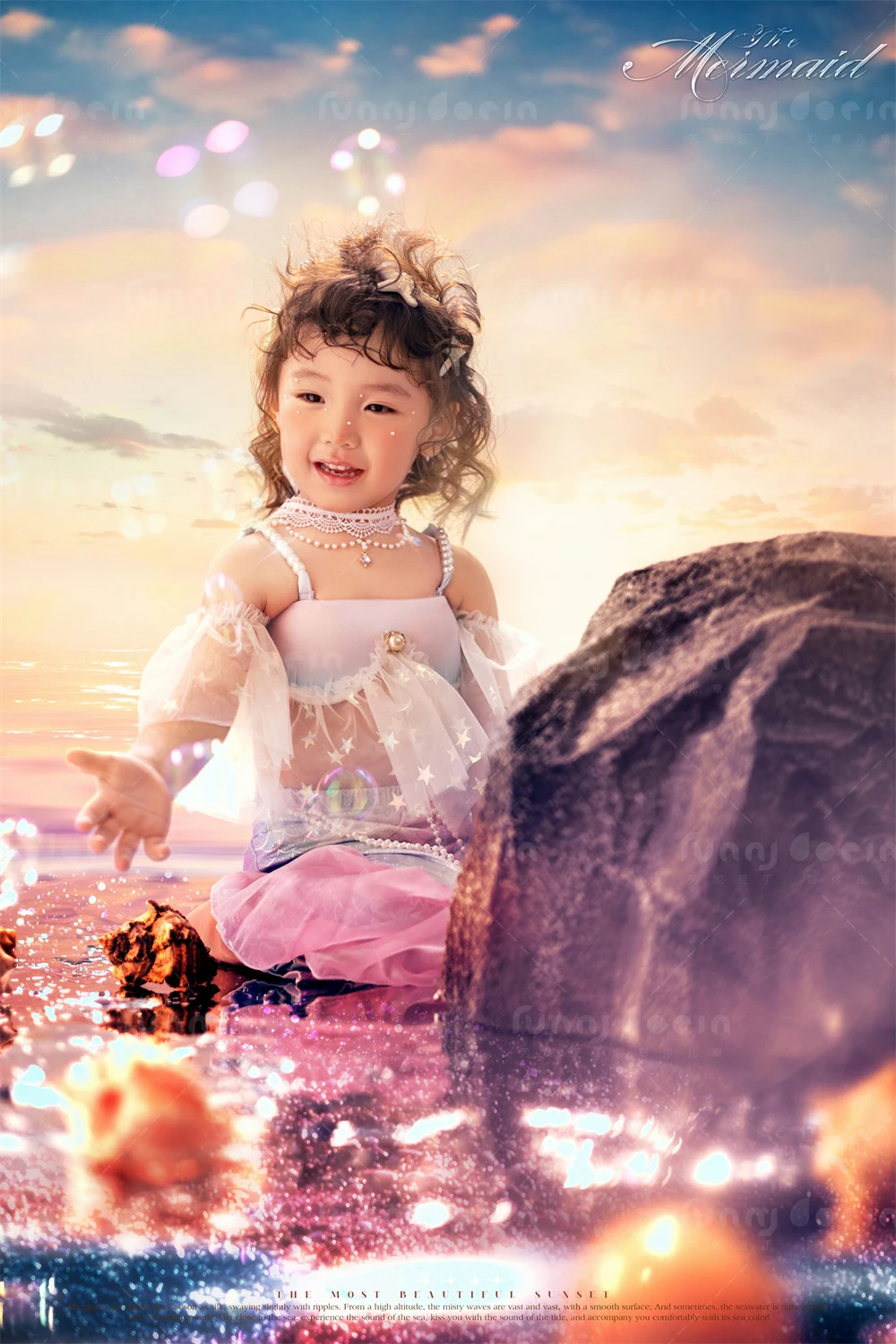 芳妮豆丁儿童摄影 扇贝公主