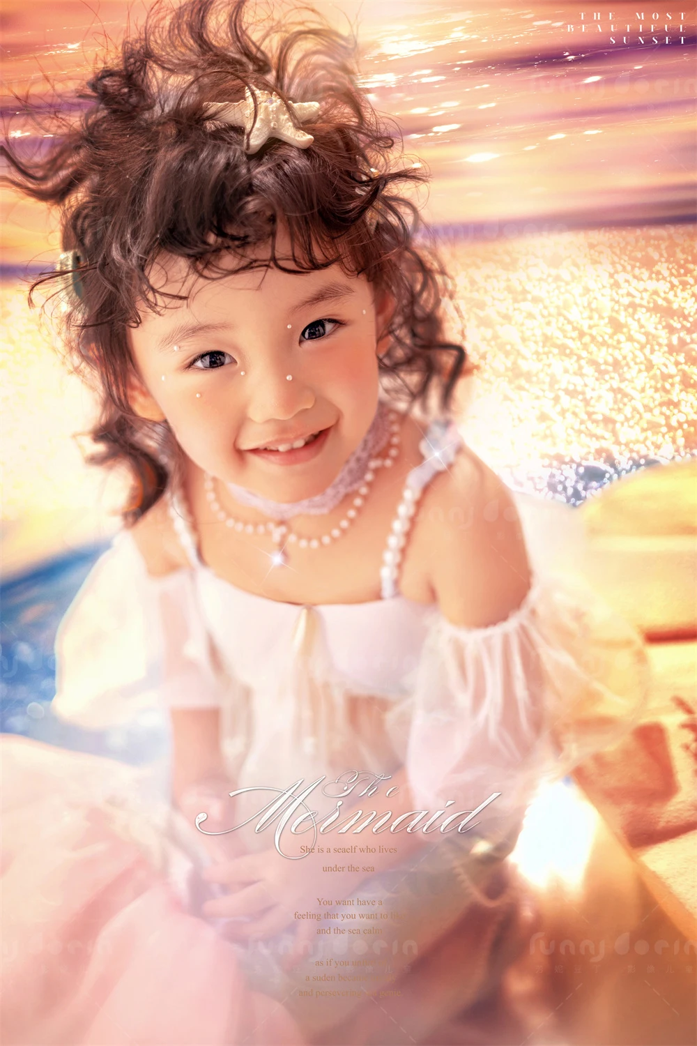 芳妮豆丁儿童摄影 扇贝公主