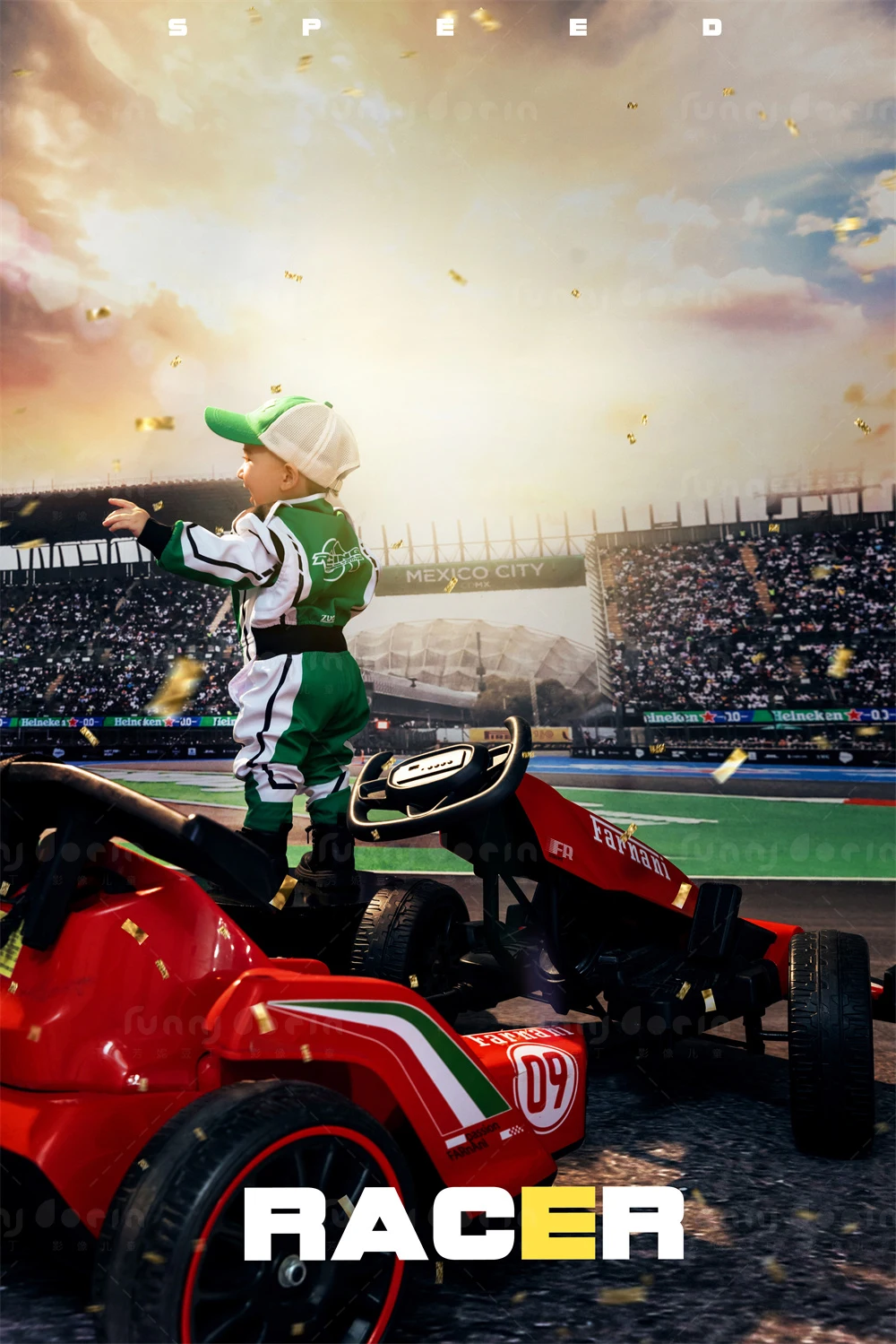 芳妮豆丁儿童摄影 飞驰人生