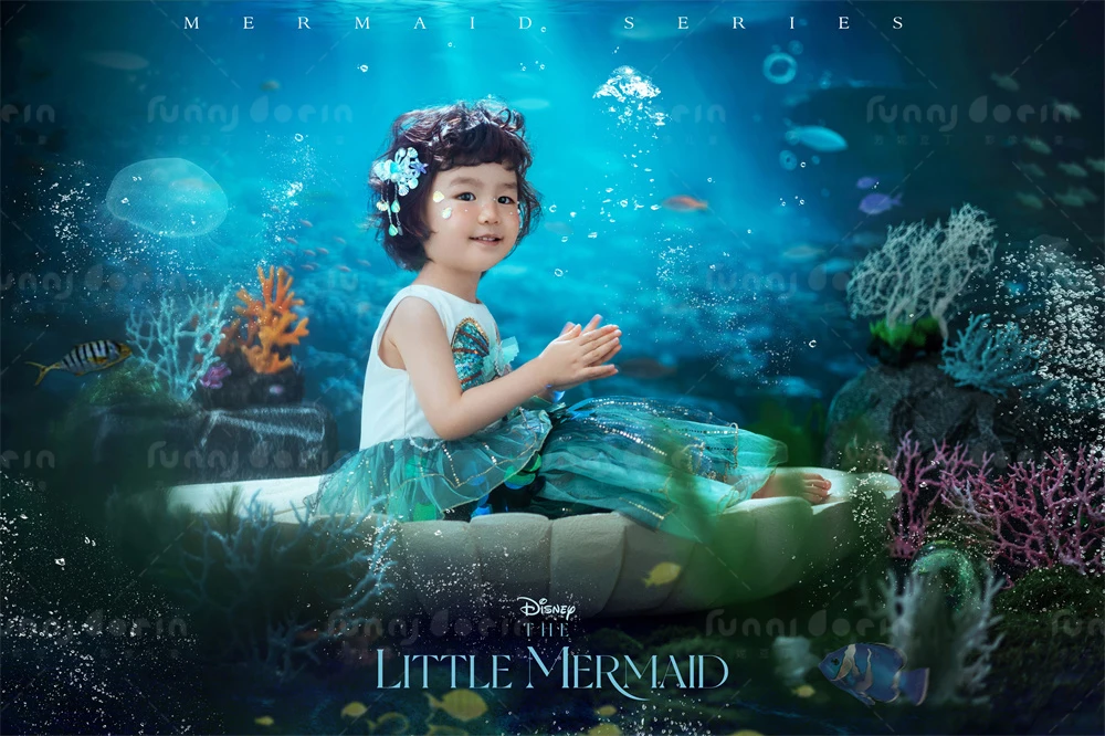 芳妮豆丁儿童摄影 海的女儿